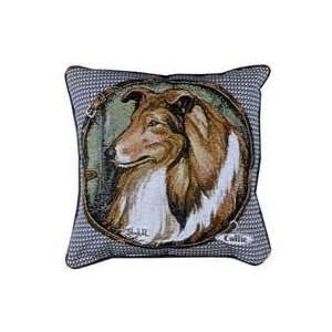   Collie Dog Animal Decorative Throw Pillow 17 x 17