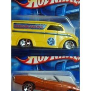 Hot Wheels Detailed Diecast Dairy Delivery Red Line Racing Yellow 5 