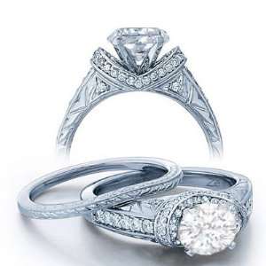 75 Carat Round Diamond Engagement Ring Bridal Set Engagement Rings 
