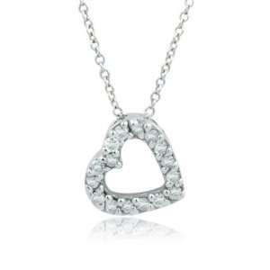    Effy Jewelers Effy 14K Gold Diamond Heart Pendant .06 Tcw. Jewelry