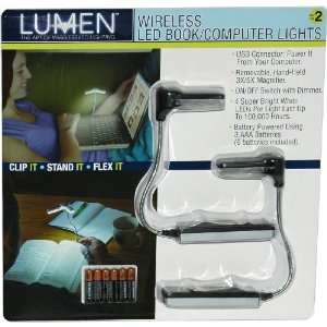  Lumen Wireless LED Book/Computer Lights   Set of 2
