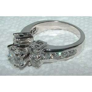   25 carats DIAMOND engagement ring large 1.5 carat 