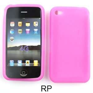  CELL PHONE SILICONE SKIN FOR APPLE IPHONE 4 ROSE PINK 