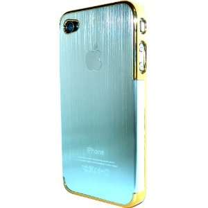  Brushed Aluminum (Metal Series) Apple Iphone 4 case fit 