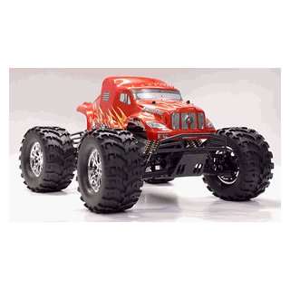  Remote Control Truck Mad Beast Red Revers Toys & Games
