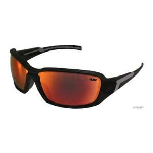   Lazer X1 Matte Black Sunglasses Orange Mirror Lens