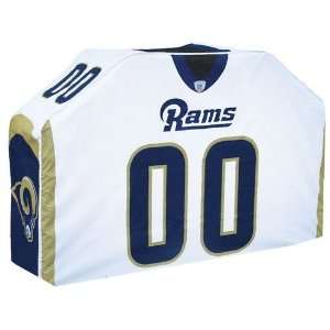   Rams Jersey Heavy Duty Vinyl Barbeque Grill Cover