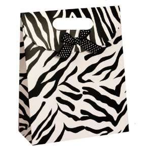  Trendy Black & White Zebra Gift Bag  4pack Everything 