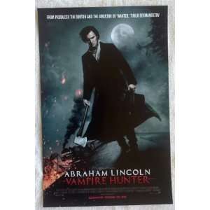  Abraham Lincoln Vampire Hunter with Benjamin Walker 11 x 