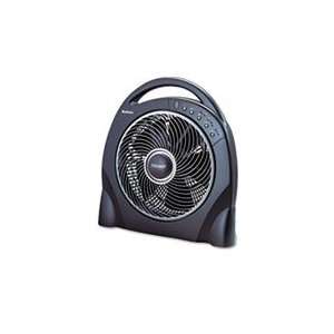  12 Oscillating Floor Fan w/Remote, Breeze Modes, 8 Hour 
