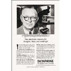  1951 Vintage Ad Dictaphone Corporation Dictaphone   Your 