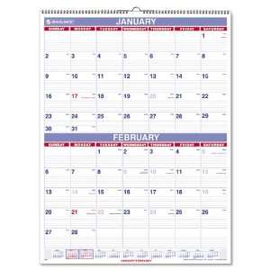  Two Month Per Page Wall Calendar