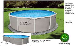 BEST Above Ground Swimming Pool Voyager LX 24 Round  