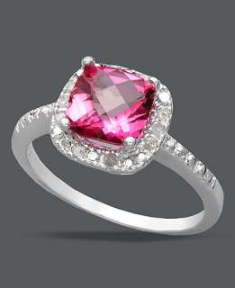 Victoria Townsend Sterling Silver Ring, Pink Topaz (1 3/4 ct. t.w 