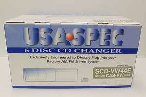 NIB USA SPEC SCD VW44E 6 DISC/DISK CD CHANGER 024254004003  