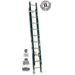  Louisville FE0628 28 Fiberglass Extension Ladder Type II 