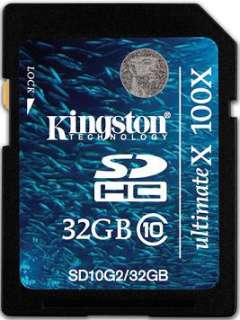 Kingston 32GB 32G SD SDHC Card C10 Class 10 SD10G2/32GB Class 10 + R16 