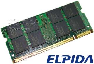 EBE21UE8ACUA 8G E NEW ELPIDA 2GB DDR2 800 LAPTOP MEMORY  