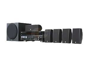    YAMAHA YHT 495BL 5.1 Channel Home Theater in Box System