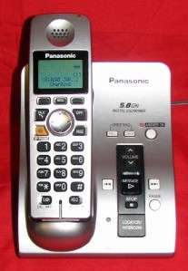PANASONIC 5.8GHz KX TG6051M HIGH END CORDLESS PHONE W/ TALKING CALLER 