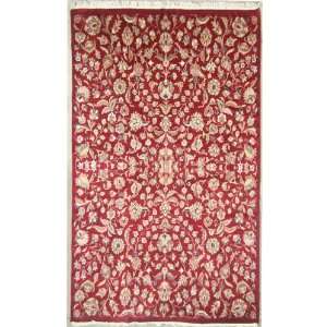 Pak Persian Area Rug with Silk & Wool Pile    Category 6x9 Rug 