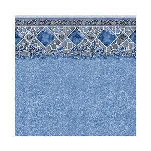   Athena Tile Beaded Oval Above Ground Pool Liners Patio, Lawn & Garden