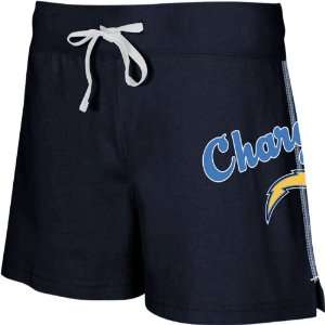   Chargers Ladies Navy Blue Hipster Active Shorts