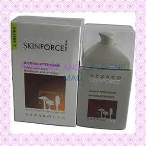 AZZARO SKINFORCE FOR MEN 2.6 oz Soothing Aftershave NIB  