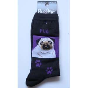  Pug Novelty Dog Breed Adult Socks 