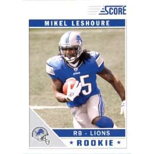 Card # 364 Mikel Leshoure RC   Detroit Lions (field in background (RC 