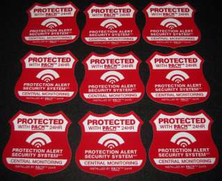 HOME SECURITY ALARM SYSTEM DECALS hugh selection look  