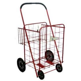 Trimmer Wheeled Cart with Basket   Red.Opens in a new window