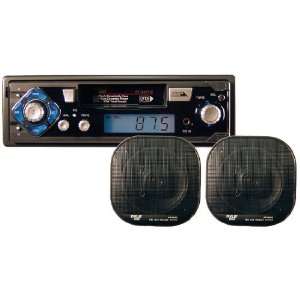  AM/FM MPX Cassette Player w/Pair of 5 Speakers Car 
