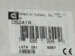 DETECTION SYSTEMS DS241R REFLECTIVE BEAM SMOKE DETECTOR  