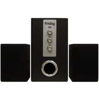 Frisby Black PC Amplified Laptop Computer Speakers  