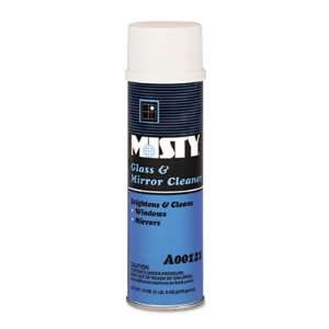  Misty Glass & Mirror Cleaner w/Ammonia, 19 oz. Aerosol Can 