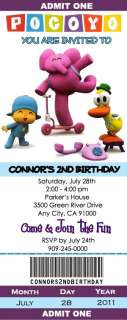 POCOYO BIRTHDAY PARTY INVITATIONS  