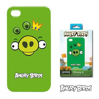 ICAB403 Angry Birds Case, King Pig (Green) Apple® iPhone™ 4 