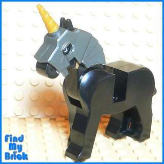 N516A Lego Animal Kingdoms Unicorn HorseBlack 7949 NEW  