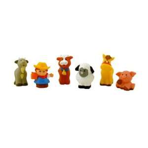  Little People Animal Sounds Farm / Zoo Figures (Set of 6 