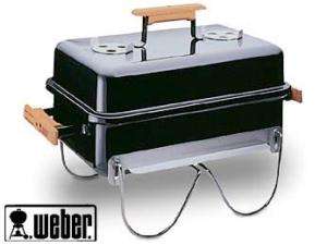 WEBER Go Anywhere Charcoal Grill Black, New  