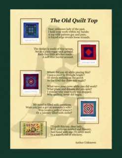 QUILTERS OATH & QUILT TOP US Stamp Collection & Artwork  
