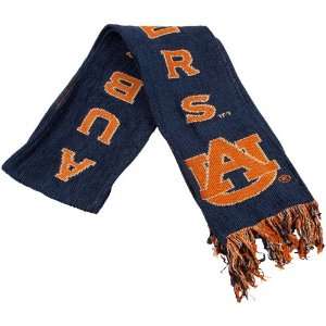 NCAA Auburn Tigers Navy Blue Tapestry Chenille Scarf  