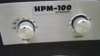 Vintage Pioneer HPM 100 Stereo Speakers  