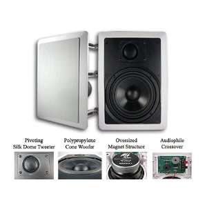   Audio MAQ 650 1 Home Theater In Wall Surround Sound Stereo Speakers