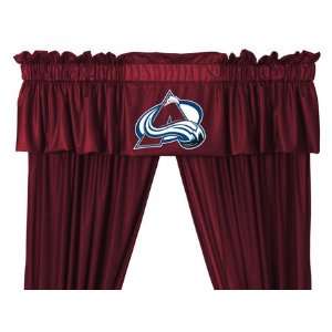  NHL Colorado Avalanche   5pc Jersey Drapes   Curtains and 