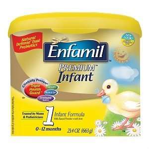  Enfamil Premium Infant Formula Powder 23.4 oz  6 Tubs 