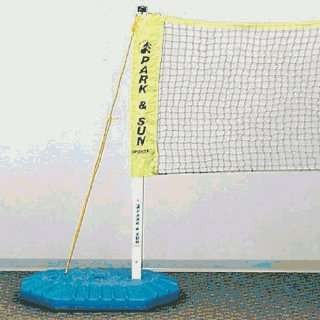   Standards Portable Blue Sport Sleeved Badminton Net