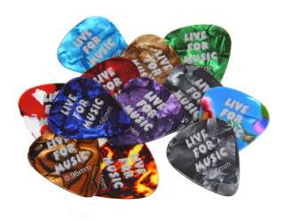Guitar Picks, Celluloid 351 Style, 96 Pack, 0.96mm  