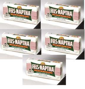 bars of Fels Naptha Laundry Soap Heavy duty laundry bar soap  